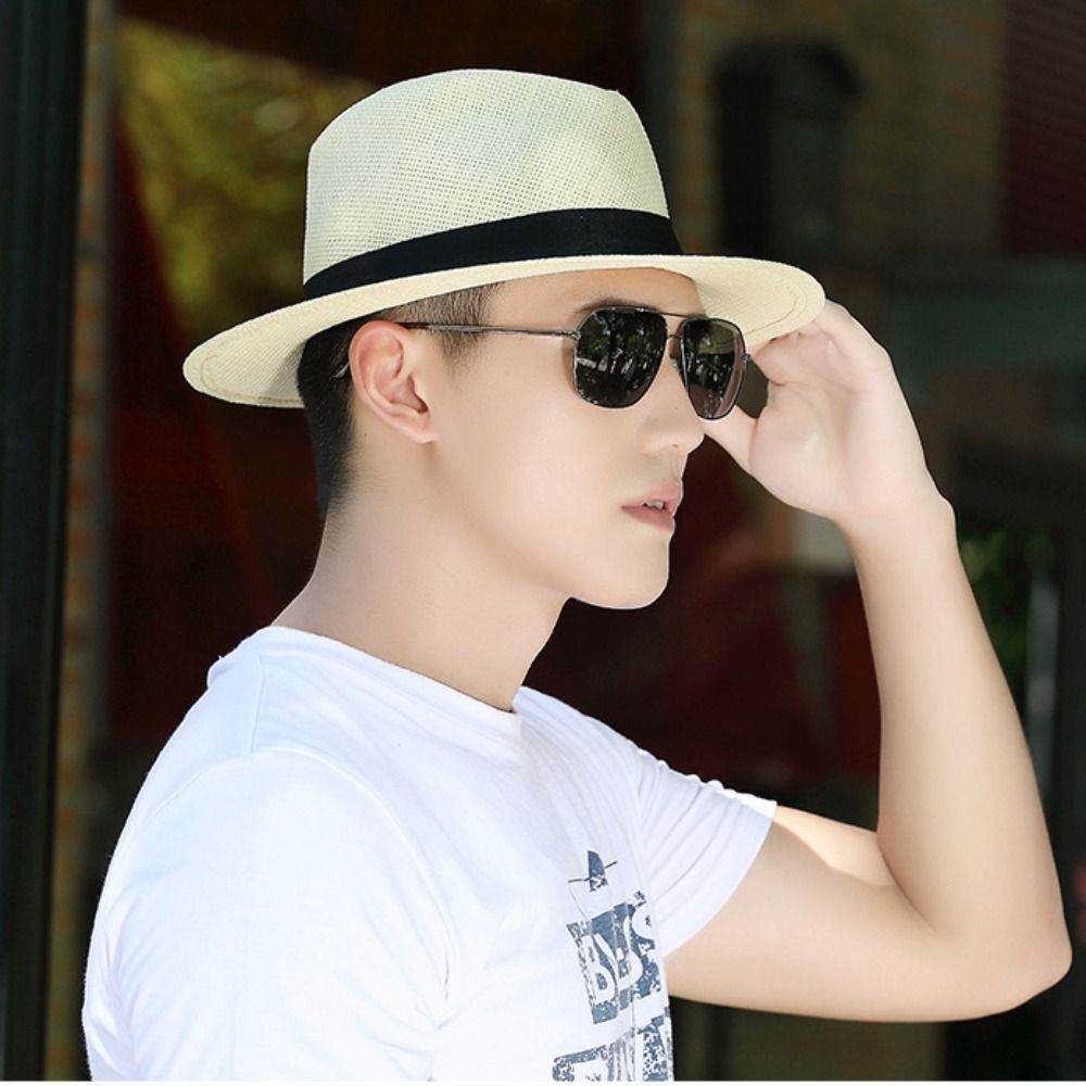 Cool Vintage Men Straw Hat Sun - огляд і ціна Cowboy Hat Straw