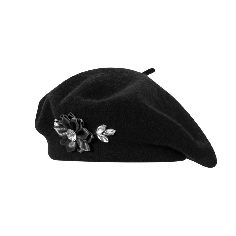 Fashion Solid Color Wool Beret - огляд і ціна Beret French Wool