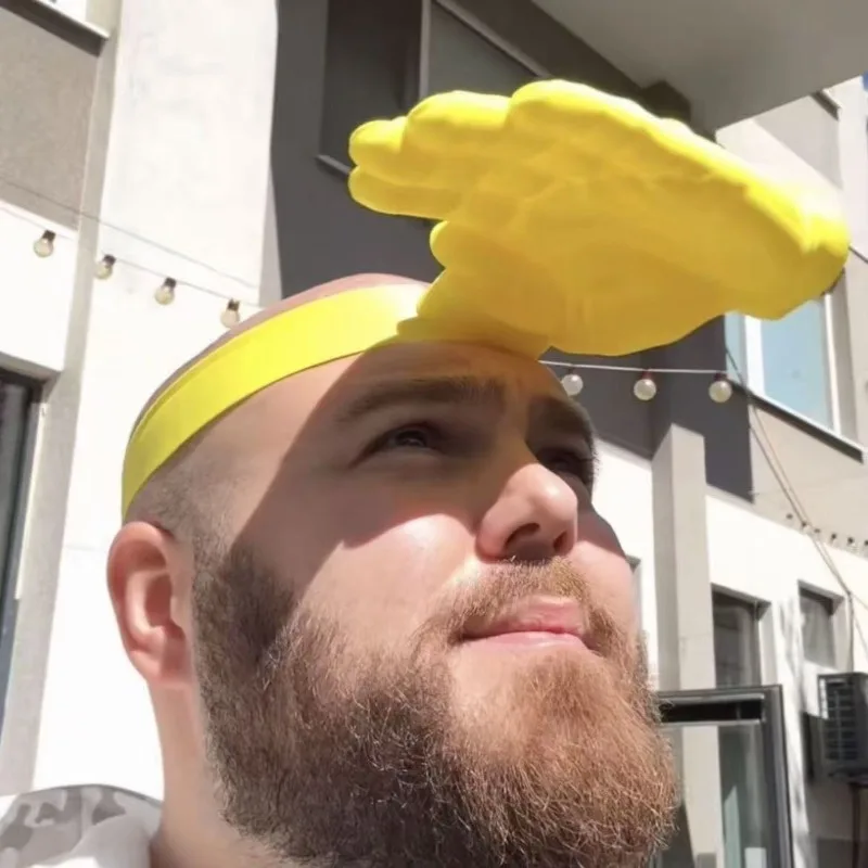 1/3Pcs Novelty 3D Palm Hand Sh - огляд і ціна Visor Sun Hat