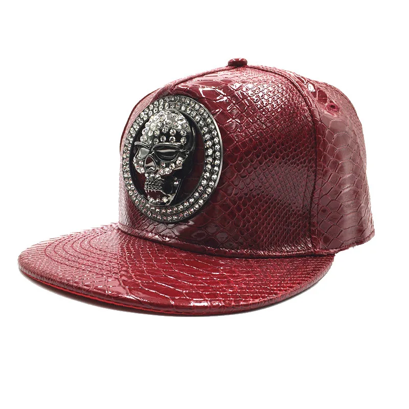 Brand Oohmy Men Women PU Leath - огляд і ціна Snapback Hat Flat