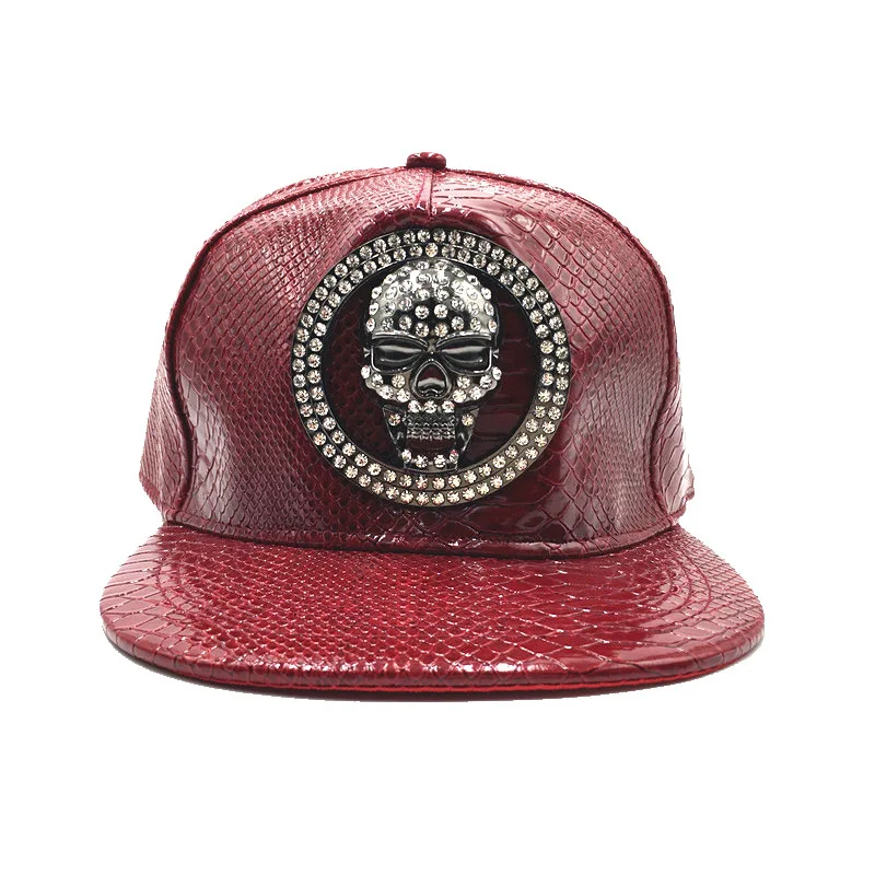 Brand Oohmy Men Women PU Leath - огляд і ціна Snapback Hat Flat