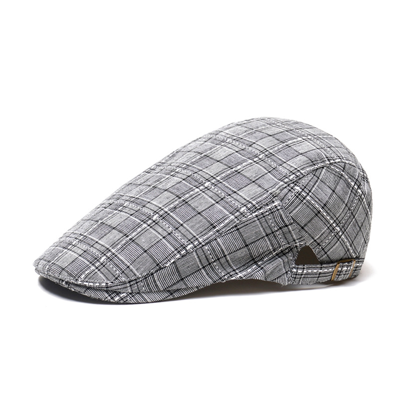 Unisex Cotton Plaid Newsboy Be - огляд і ціна Newsboy Cap Ivy