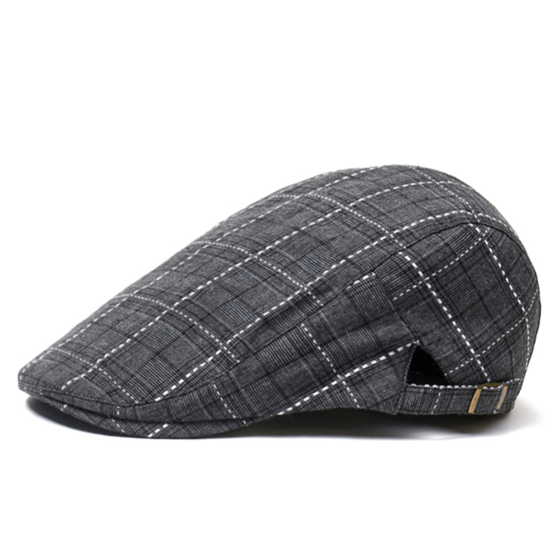 Unisex Cotton Plaid Newsboy Be - огляд і ціна Newsboy Cap Ivy