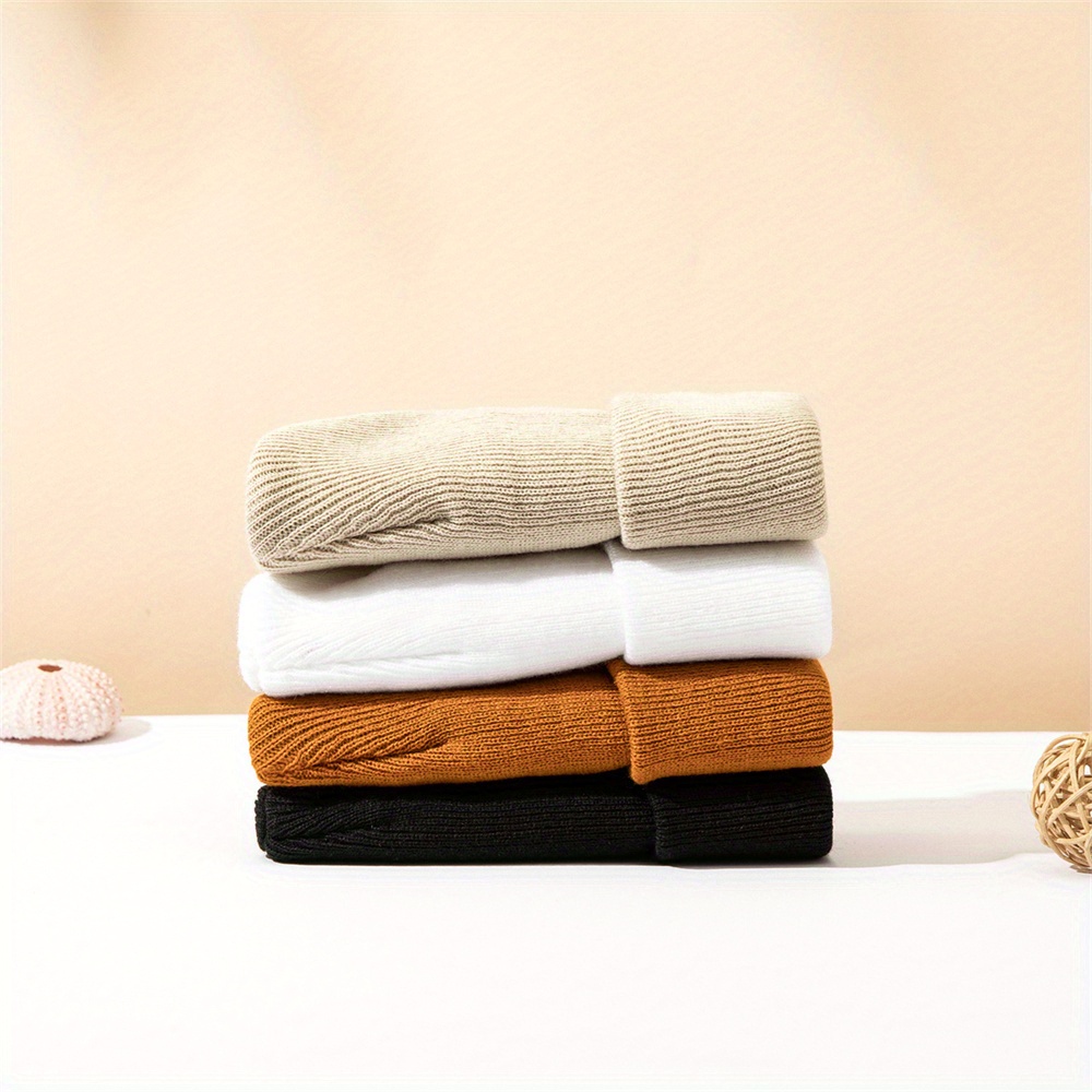 4pcs Baby Hat Knit Cuffed Bean - огляд і ціна Beanie Cuffed Knit