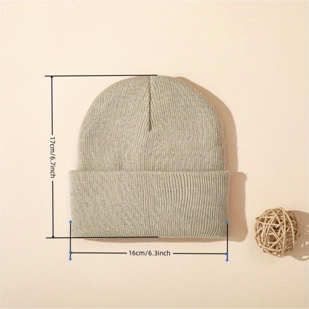 4pcs Baby Hat Knit Cuffed Bean - огляд і ціна Beanie Cuffed Knit