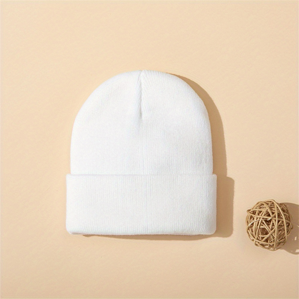 4pcs Baby Hat Knit Cuffed Bean - огляд і ціна Beanie Cuffed Knit