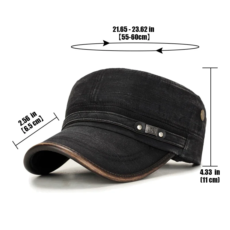 Leather Brim Washed Distressed - огляд і ціна Dad Hat Cotton