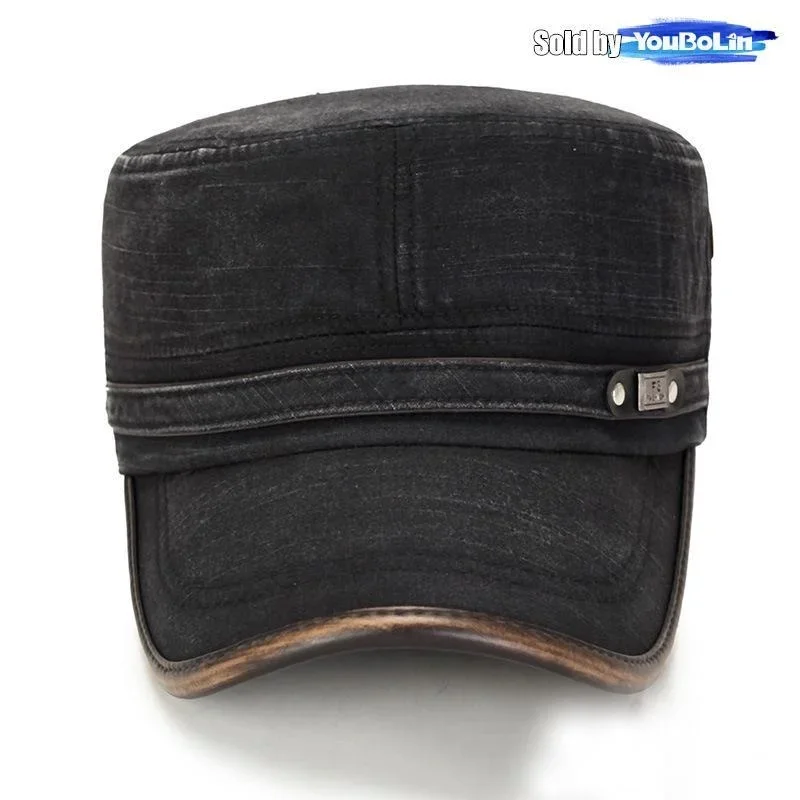 Leather Brim Washed Distressed - огляд і ціна Dad Hat Cotton