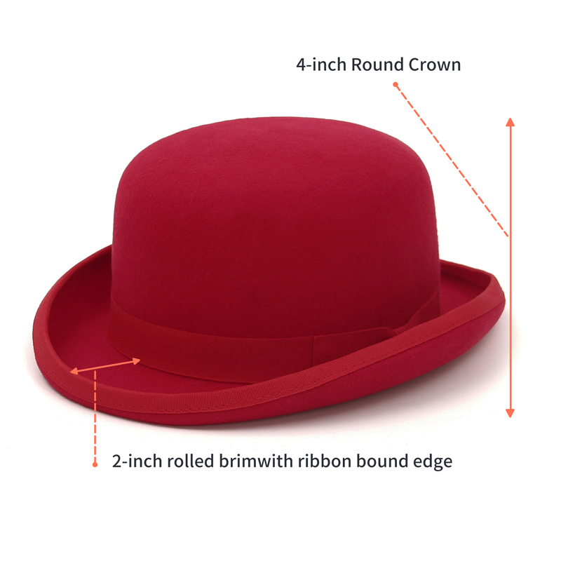 GEMVIE 100% Wool Felt Derby Ha - огляд і ціна Fedora Hat Wool