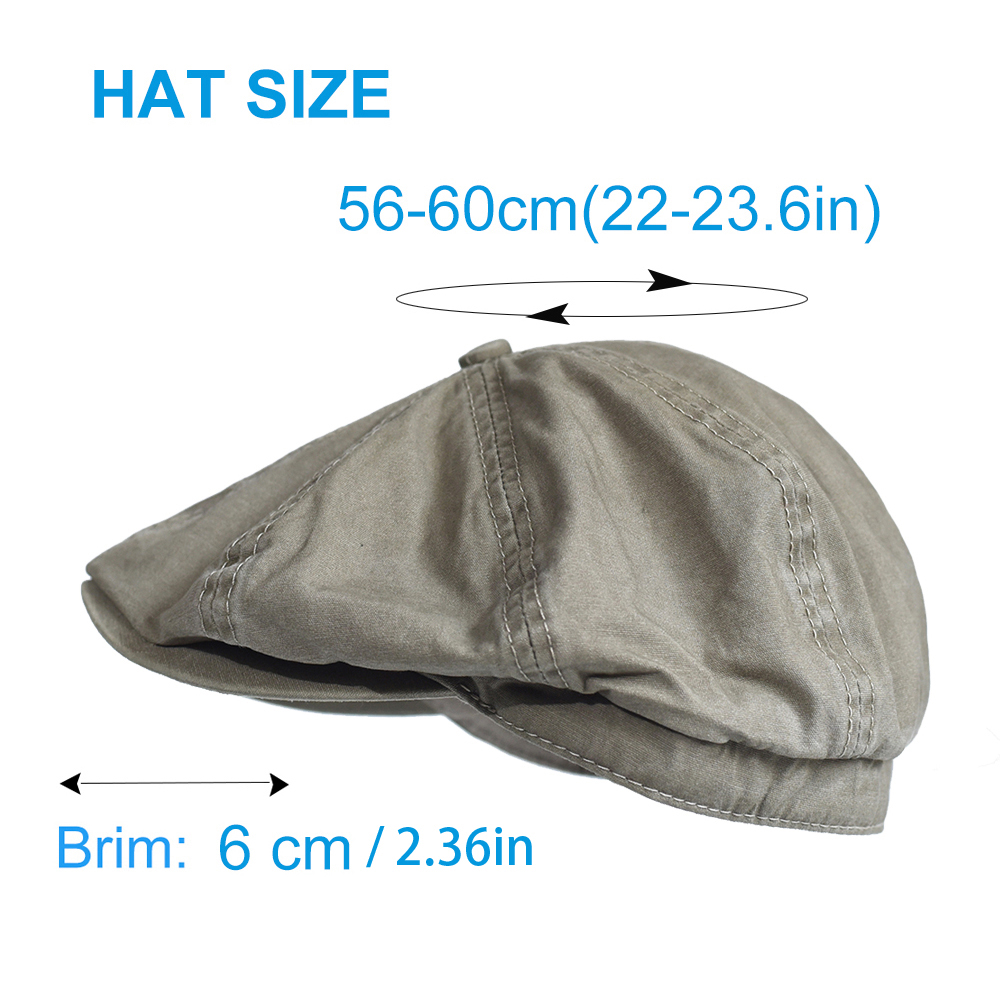 Washed Cotton Newsboy Cap Peak - огляд і ціна Newsboy Cap Ivy
