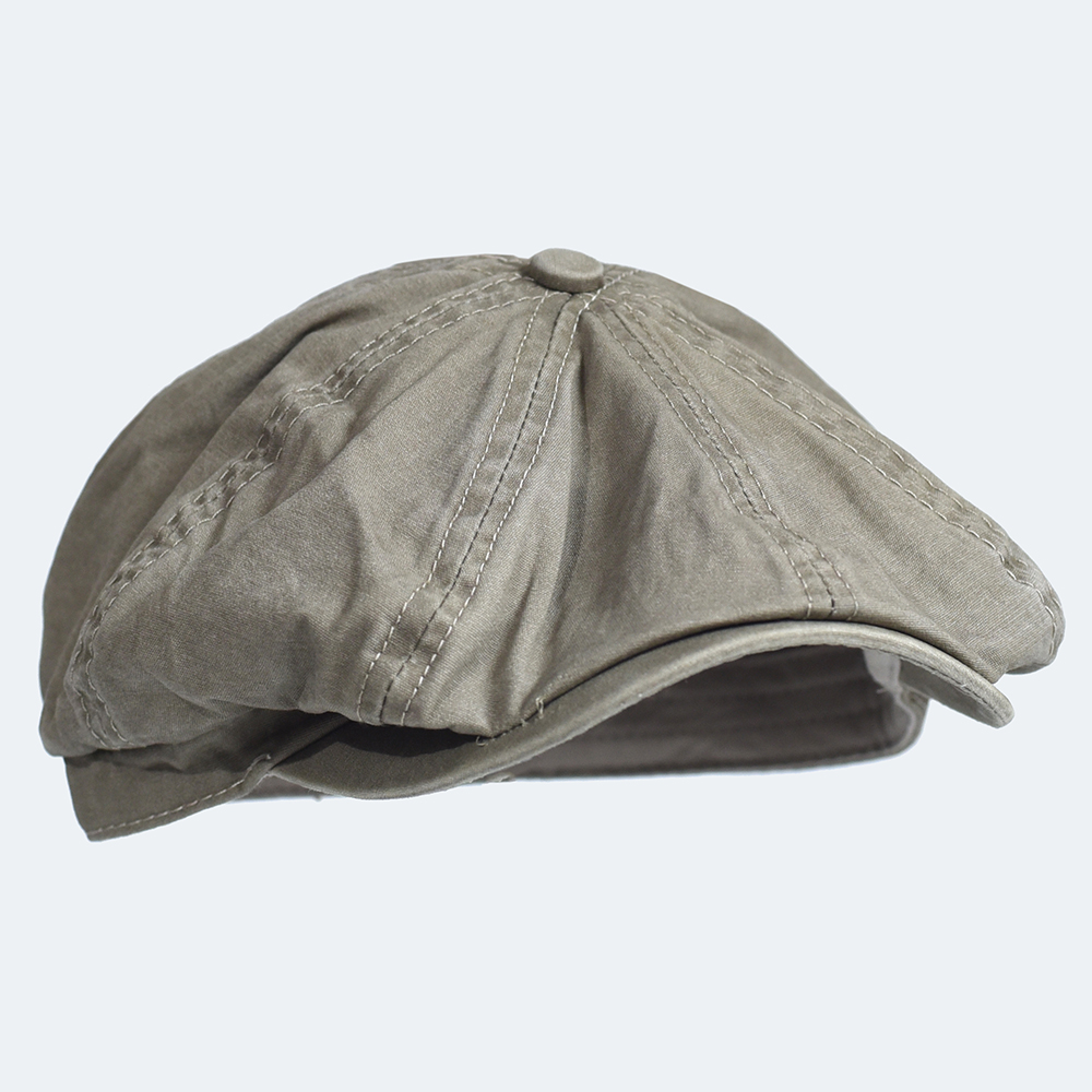 Washed Cotton Newsboy Cap Peak - огляд і ціна Newsboy Cap Ivy