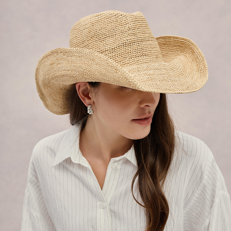 Premium Raffia Straw Hat Luxur - огляд і ціна Cowboy Hat Straw