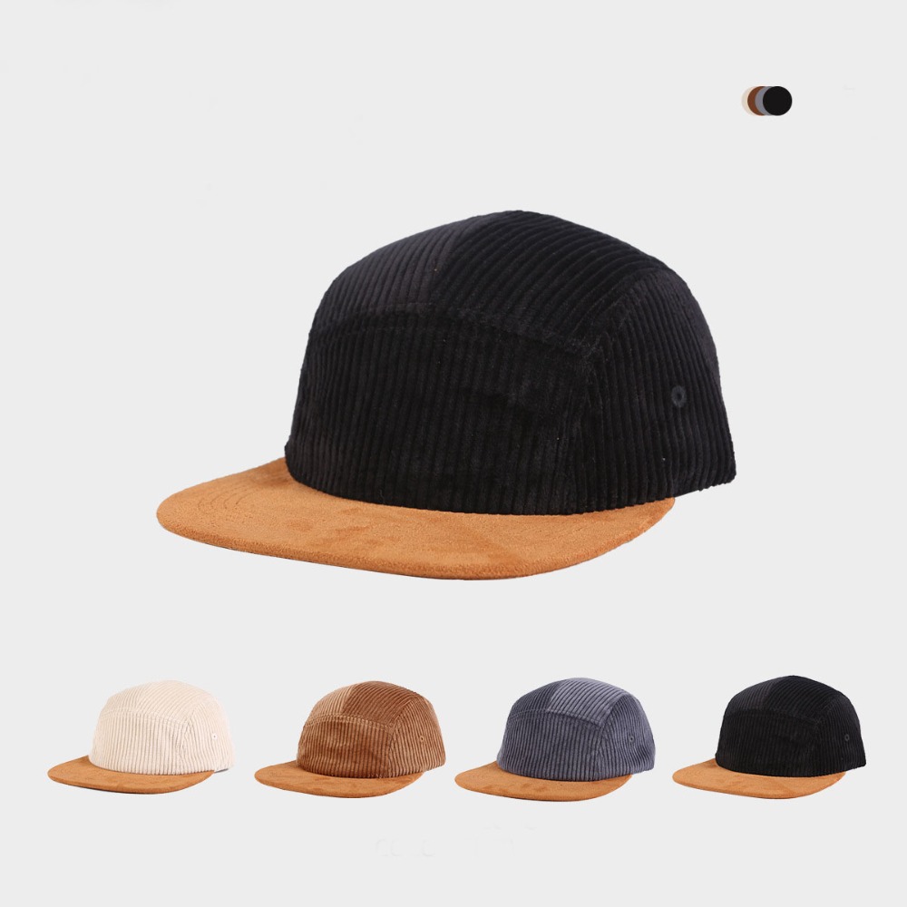 Versatile Retro Flat Brim Base - огляд і ціна Corduroy Cap 5 Panel